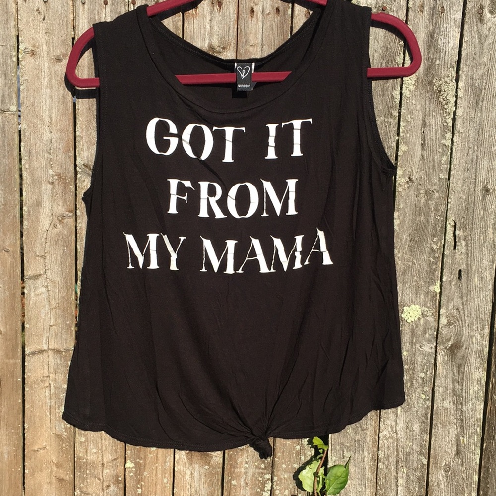 Windsor Shop Soft and Silky Black Tank Top, Juniors Medium